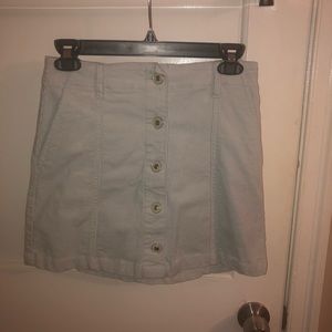 Corduroy Mini Skirt